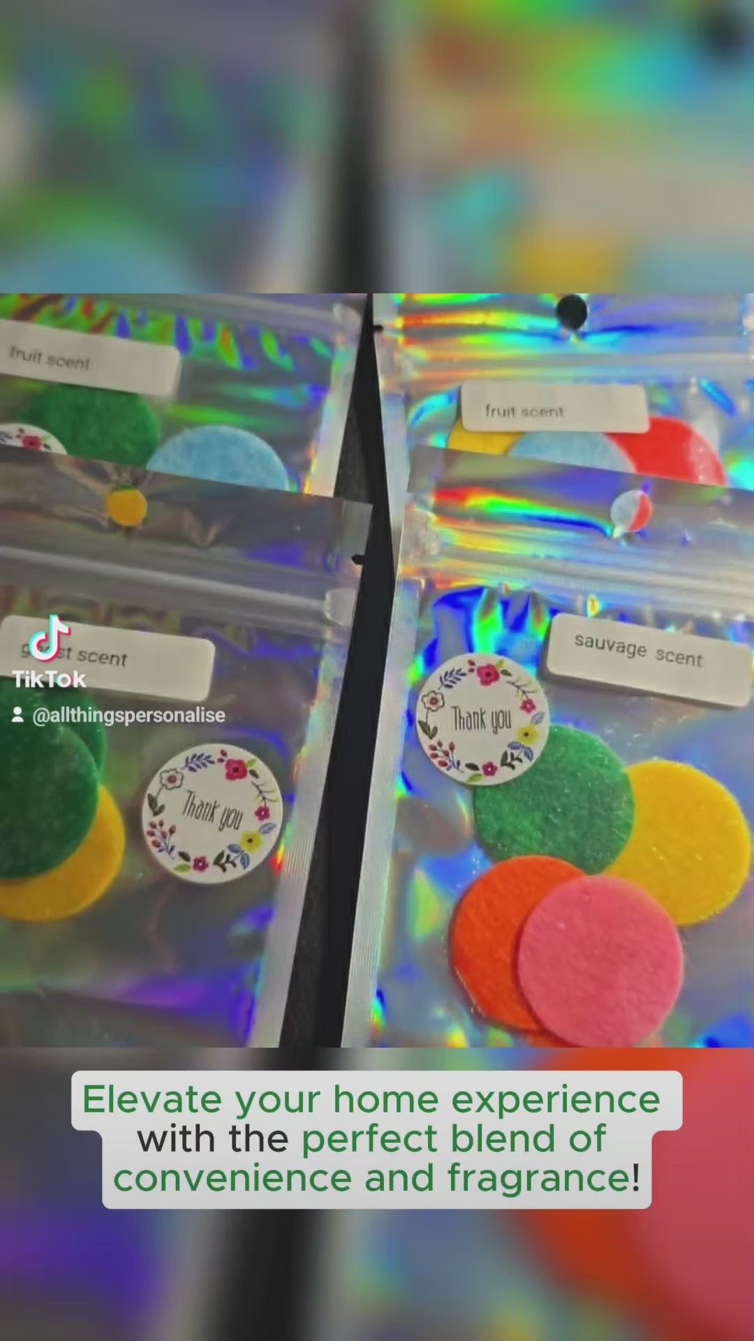 SCENTED VACUUM DISKS