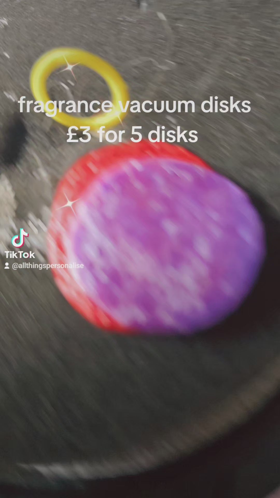 SCENTED VACUUM DISKS