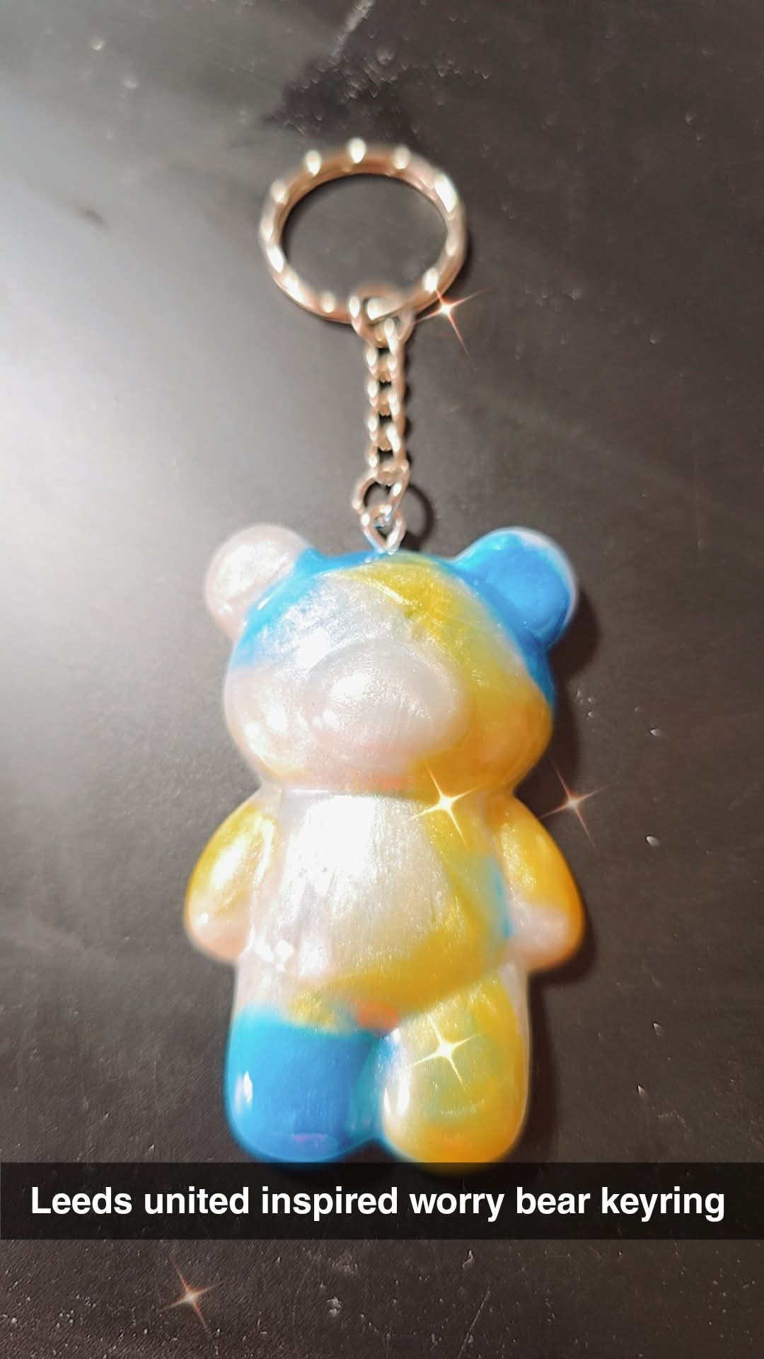 Resin worry bear