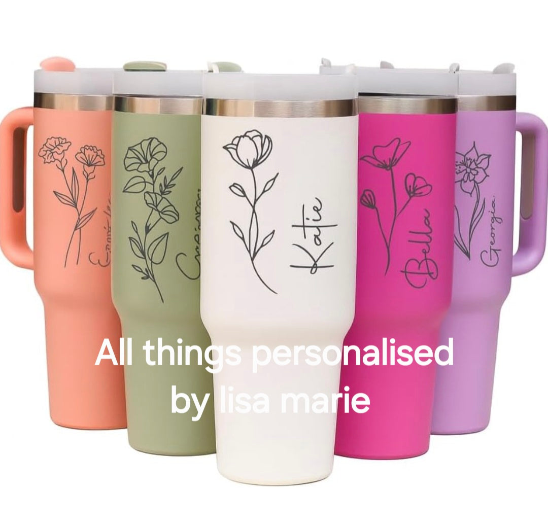 40oz personalised tumbler
