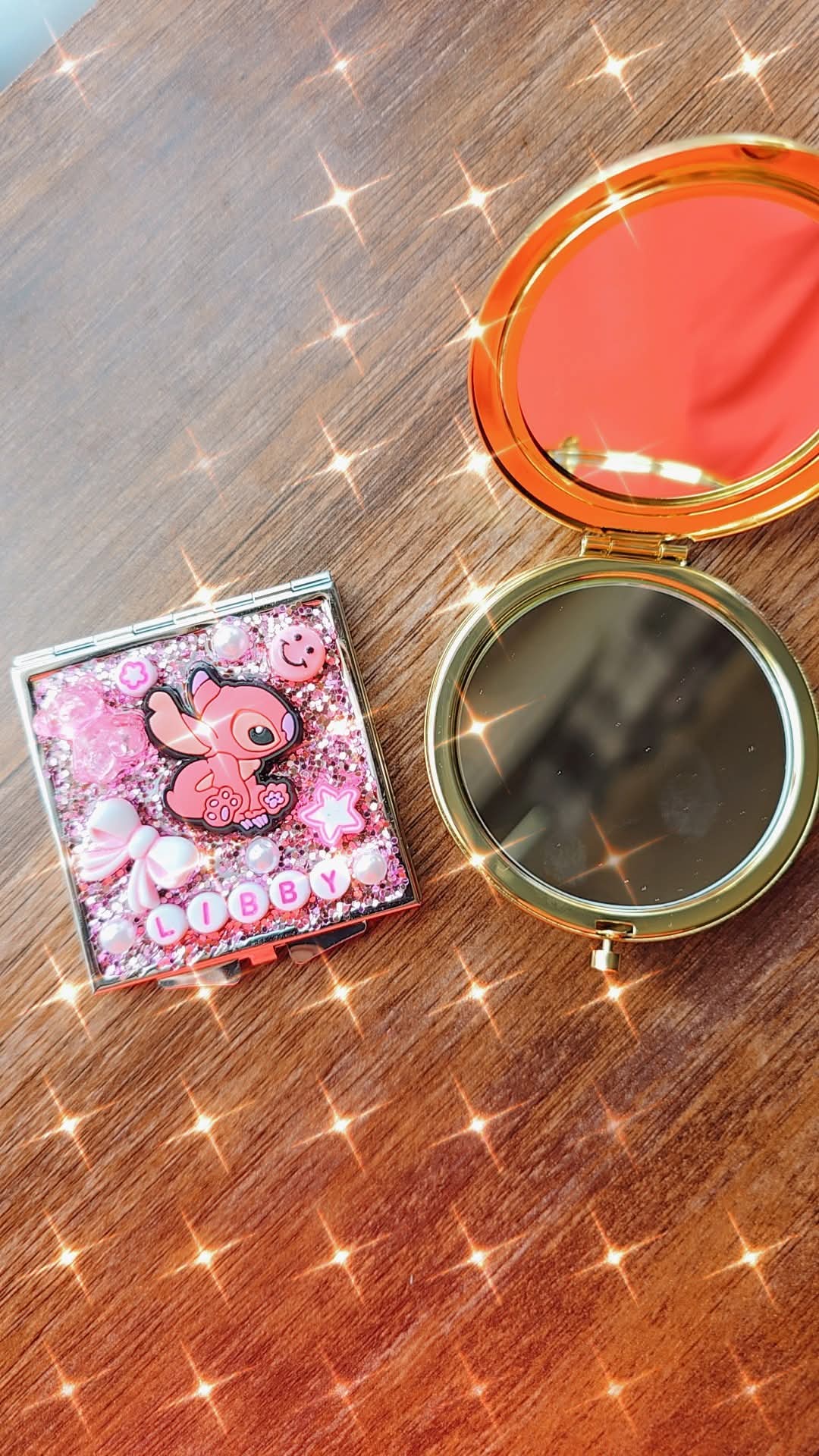 Personalised junk case mirror