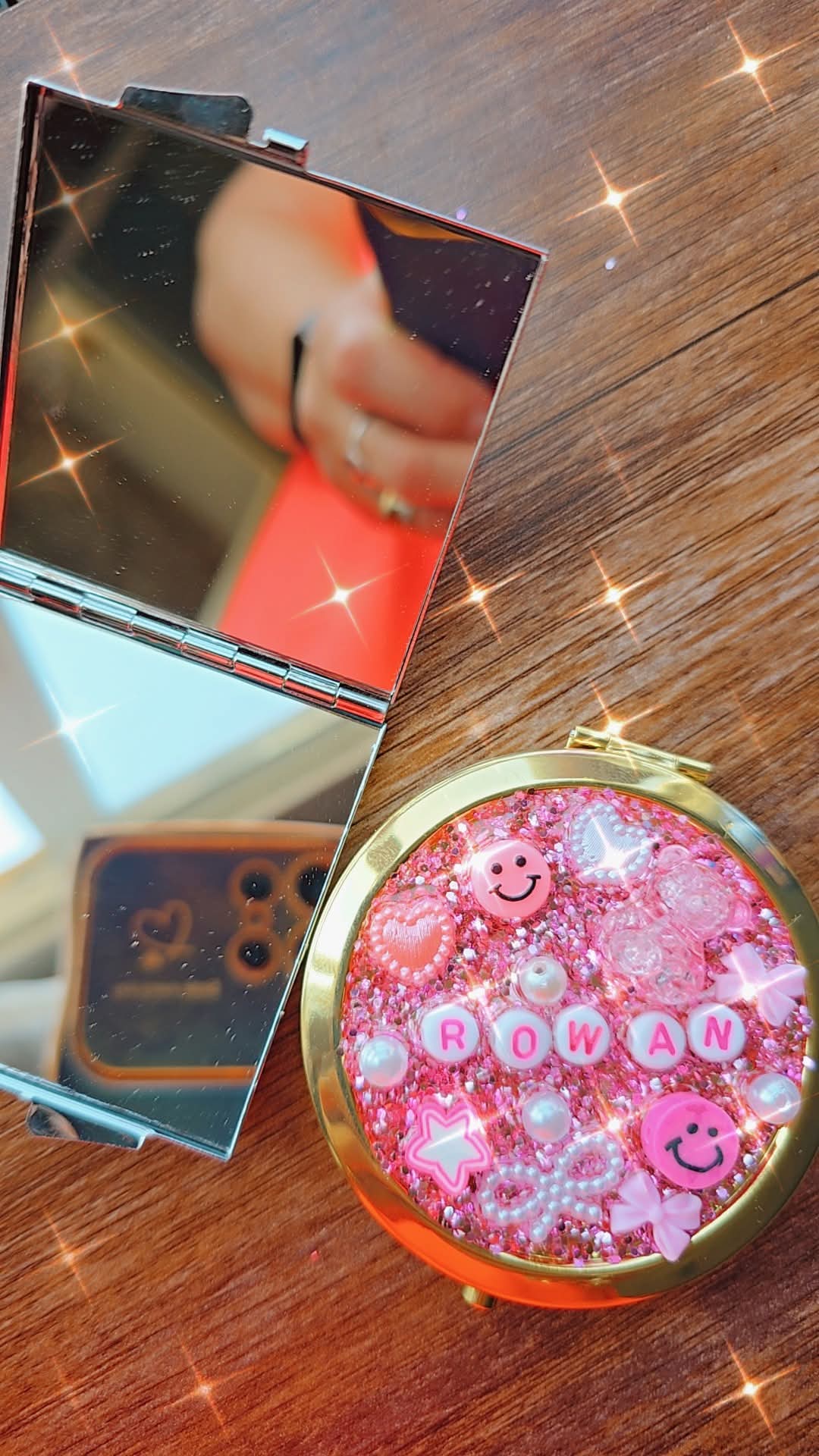 Personalised junk case mirror