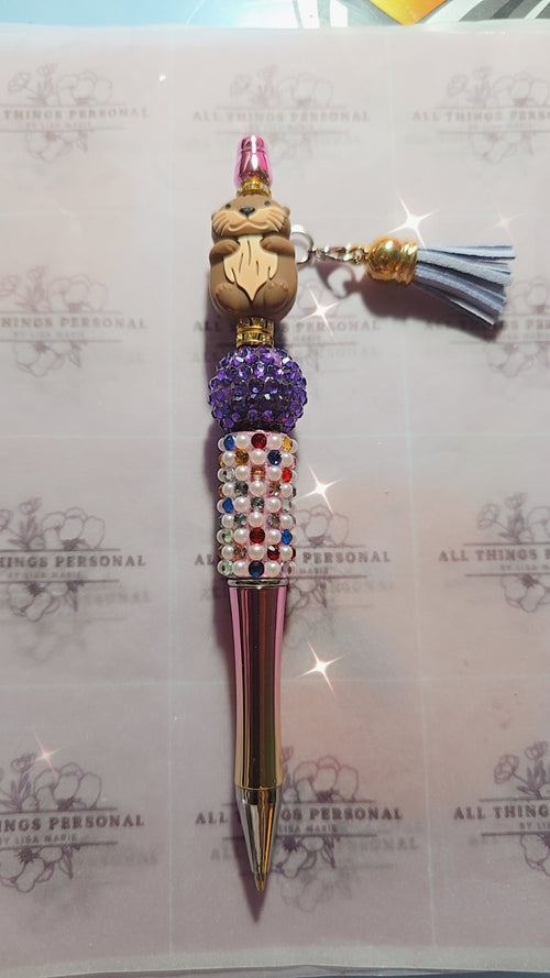 Beaded pens