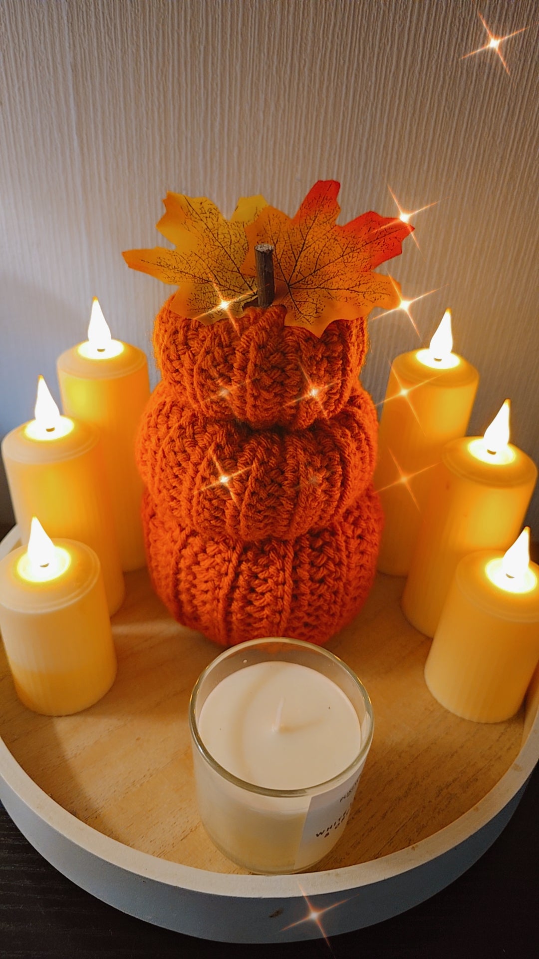 Crochet pumpkins