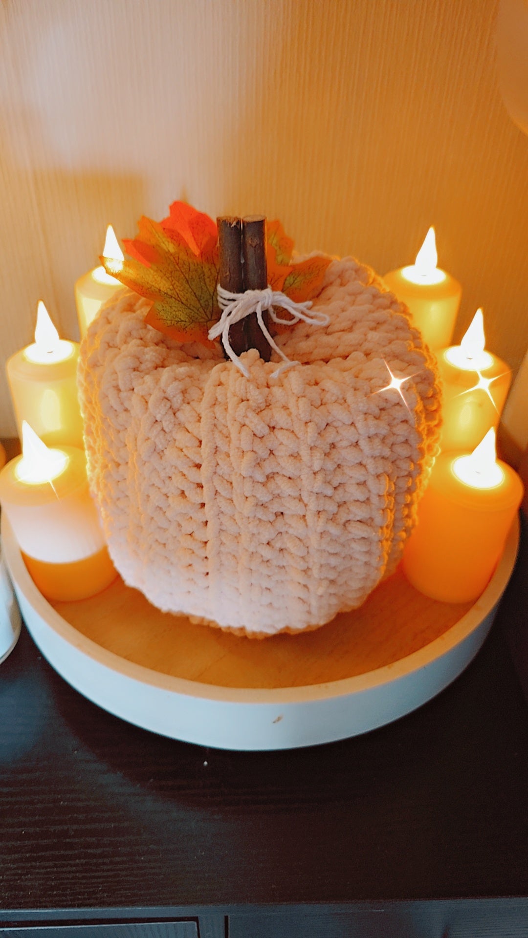 Crochet pumpkins