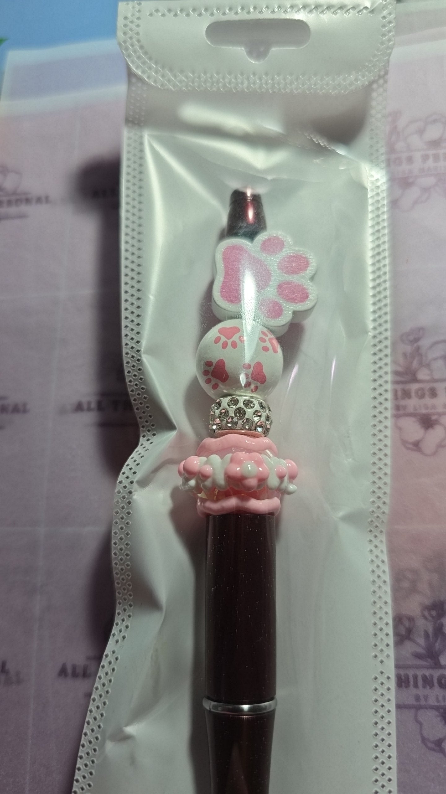 Beaded pens